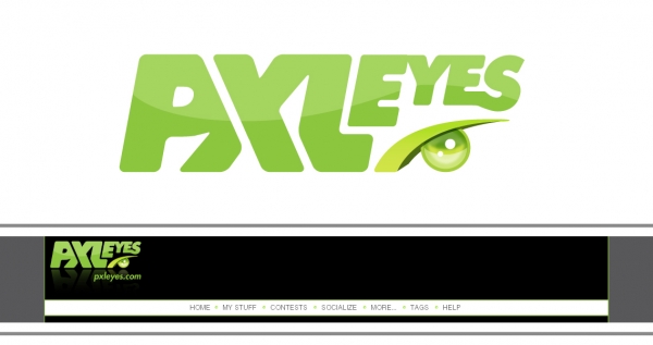 Creation of Web 2.0 - Logo PXLEyes v1.3: Final Result